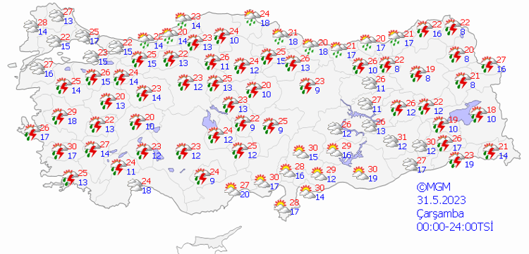 Kış tekrar geldi Kuvvetli yağmur, sel ve dolu uyarısı, Meteoroloji son dakika duyurdu