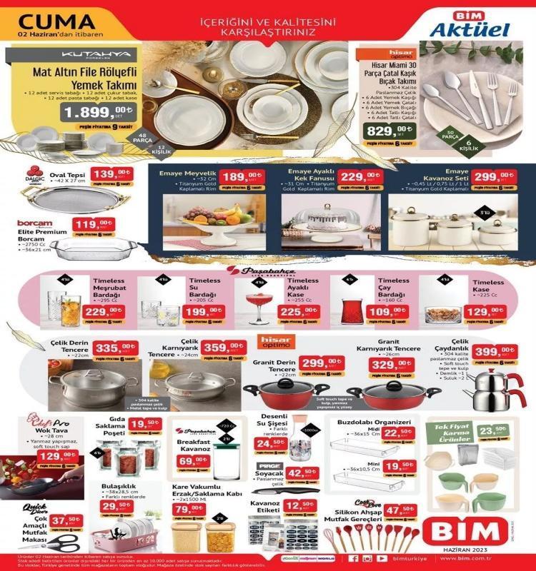 BİM 2-3 Haziran aktüel katalog 2023 yayınlandı Akıllı bileklik 199 TL, Masaj aleti fiyatı çılgın indirimde Sürprizde o var