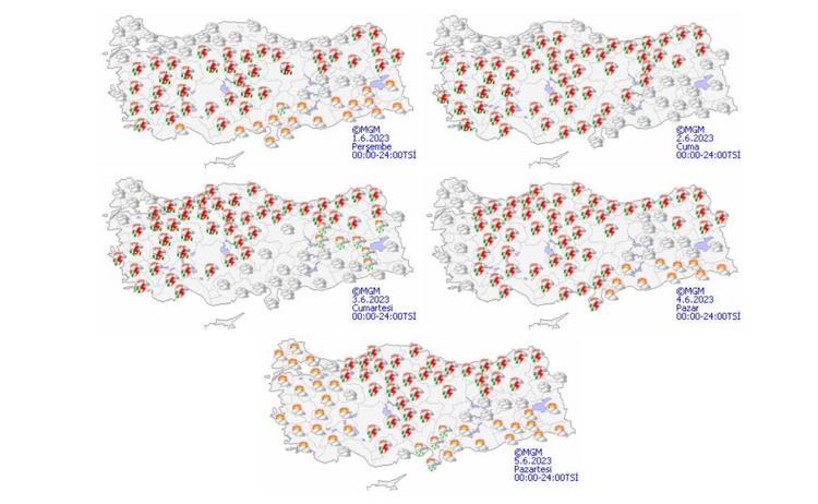 Yağmur dalgası geliyor 7 gün sürecek, Meteoroloji son dakika il il duyurdu
