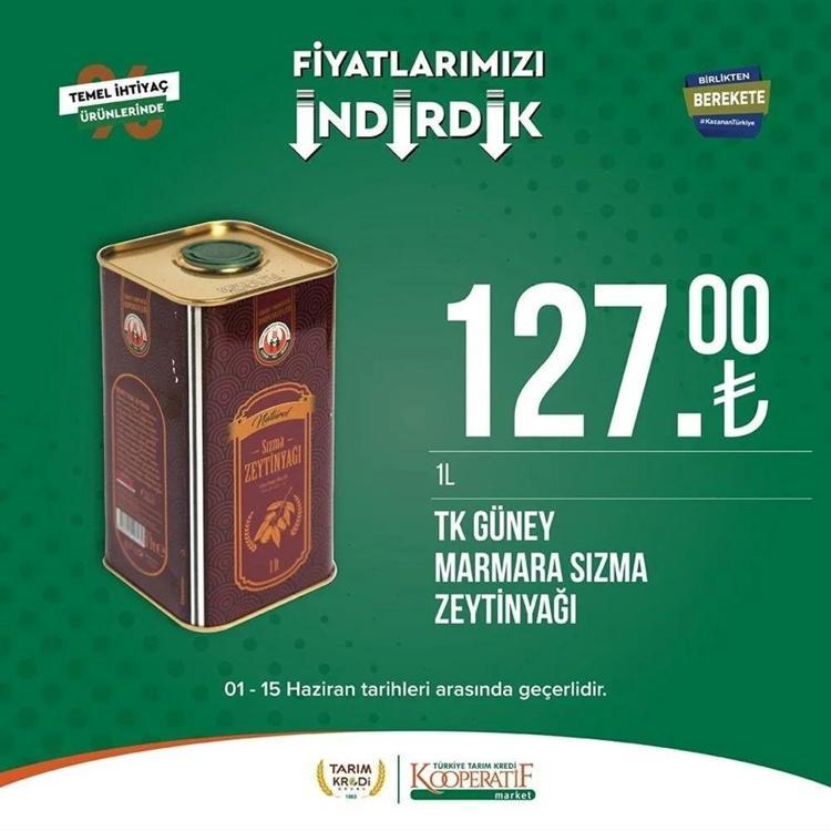 Tarım Market 7-15 Haziran aktüel katalog 2023 yayınlandı Tarım Kredide Babalar Günü sürprizi var Ayçiçek yağında dev indirim...