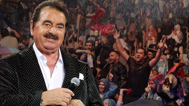 İbrahim Tatlıses sevgisi yağmur dinlemedi