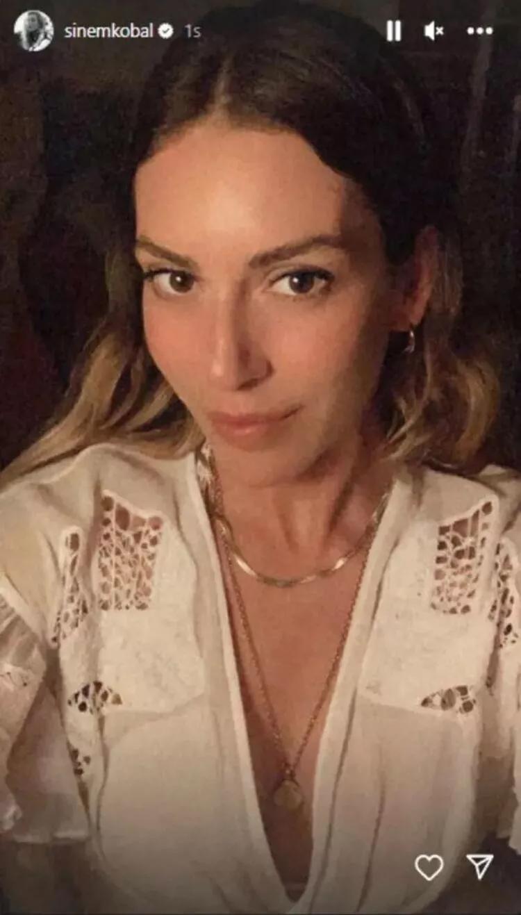 Sinem Kobaldan makyajsız paylaşım