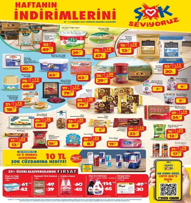 ŞOK 9-13 Haziran aktüel katalog 2023 yayınlandı Güneş kremi 69 TL, Blender 229 TL ŞOK Kadınlar özel sürprizi var