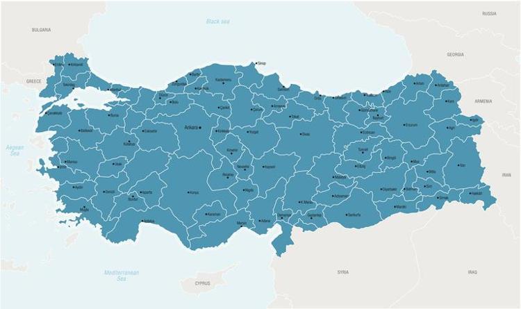 İl olacak ilçeler listesi 100 il projesi hangi ilçeler il olacak, 19 yeni il hangileri Yeni il olacak ilçeler