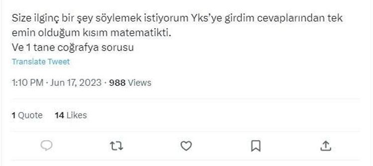 YKS zor muydu, kolay mıydı YKS soruları nasıldı, üniversite sınavı nasıl geçti TYT 2023 soruları