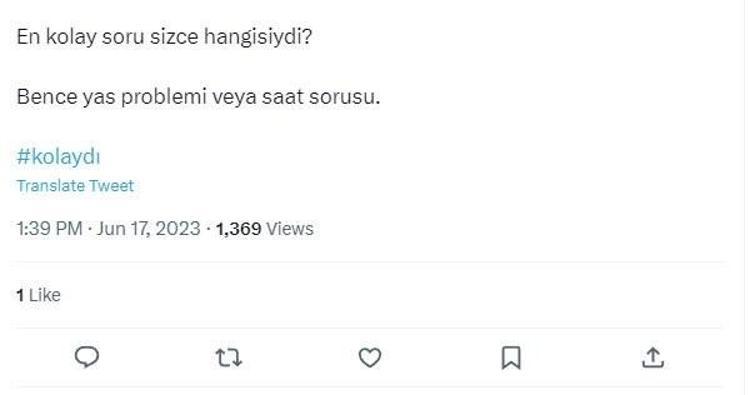 YKS zor muydu, kolay mıydı YKS soruları nasıldı, üniversite sınavı nasıl geçti TYT 2023 soruları