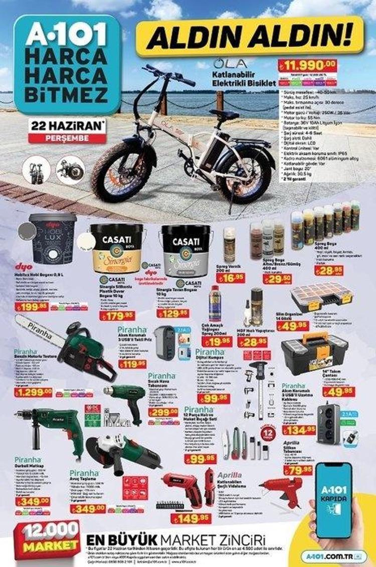 A101 22 Haziran aktüel katalog 2023 yayınlandı Bayram şekerinde sürpriz kampanya var