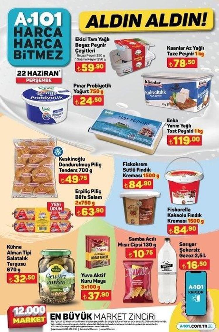 A101 22 Haziran aktüel katalog 2023 yayınlandı Bayram şekerinde sürpriz kampanya var
