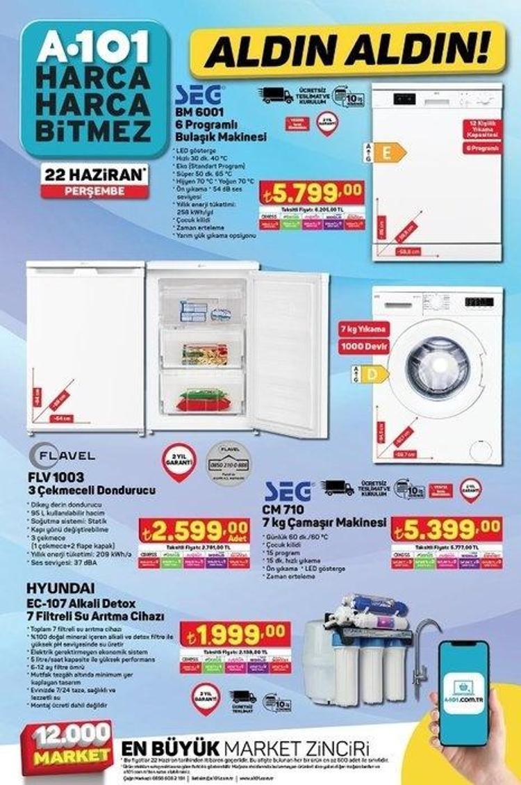A101 22 Haziran aktüel katalog 2023 yayınlandı Bayram şekerinde sürpriz kampanya var