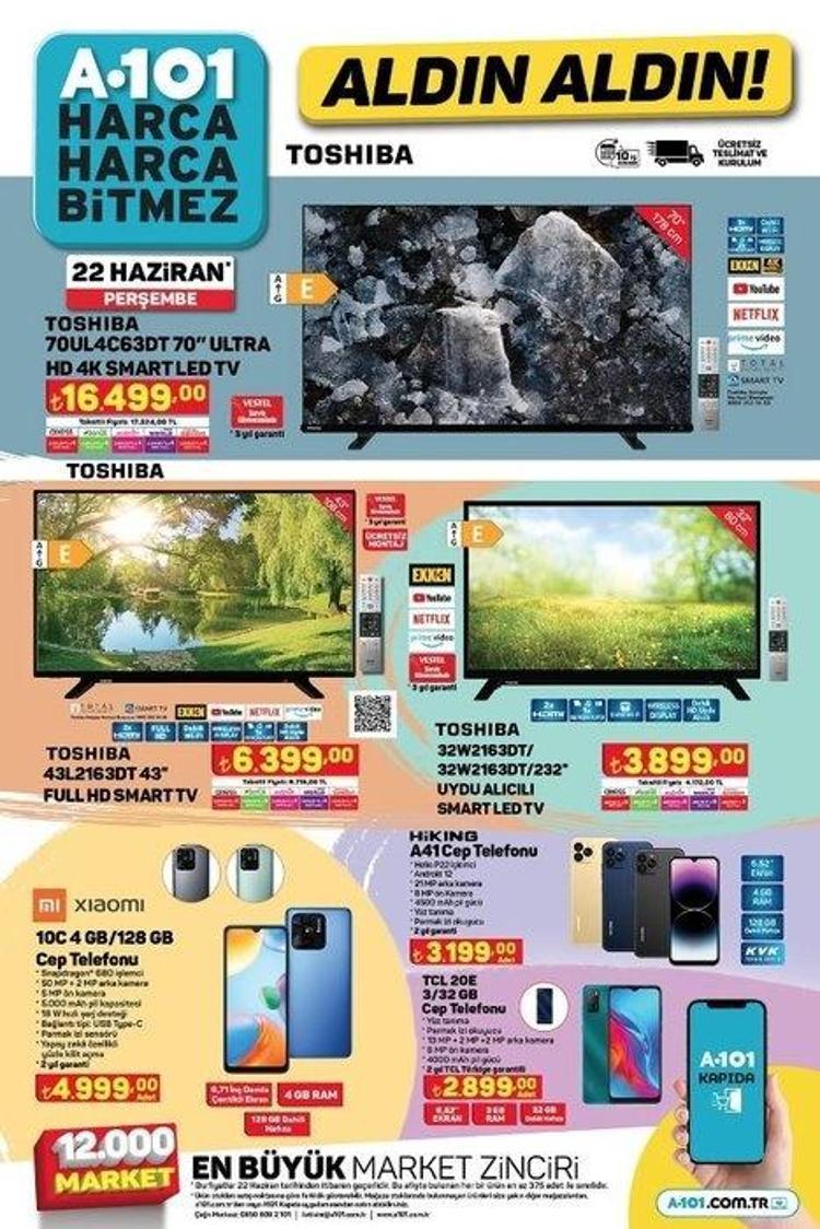 A101 22 Haziran aktüel katalog 2023 yayınlandı Bayram şekerinde sürpriz kampanya var