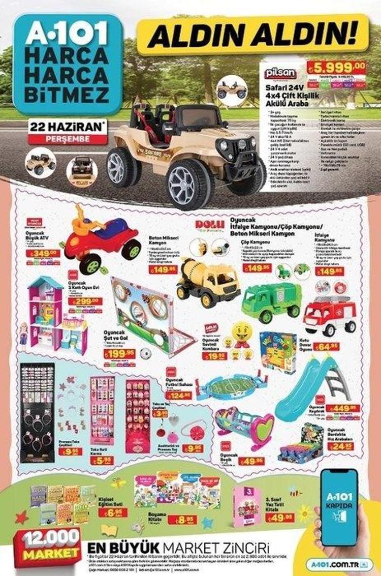 A101 22 Haziran aktüel katalog 2023 yayınlandı Bayram şekerinde sürpriz kampanya var