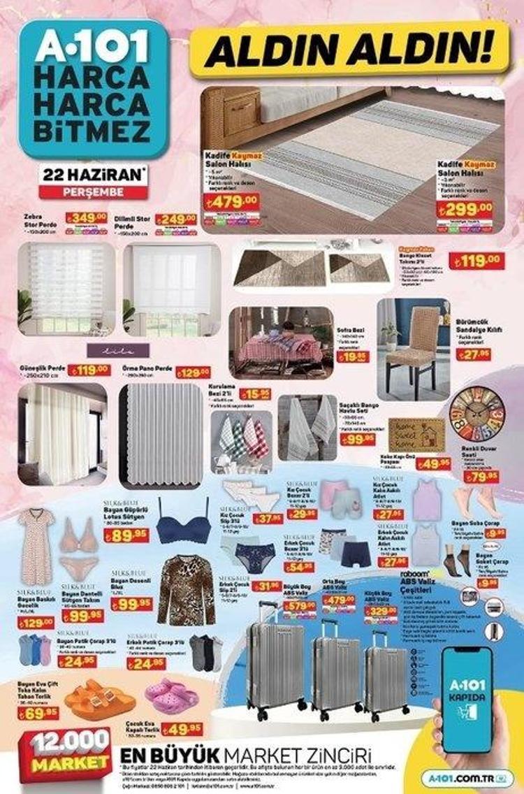 A101 22 Haziran aktüel katalog 2023 yayınlandı Bayram şekerinde sürpriz kampanya var