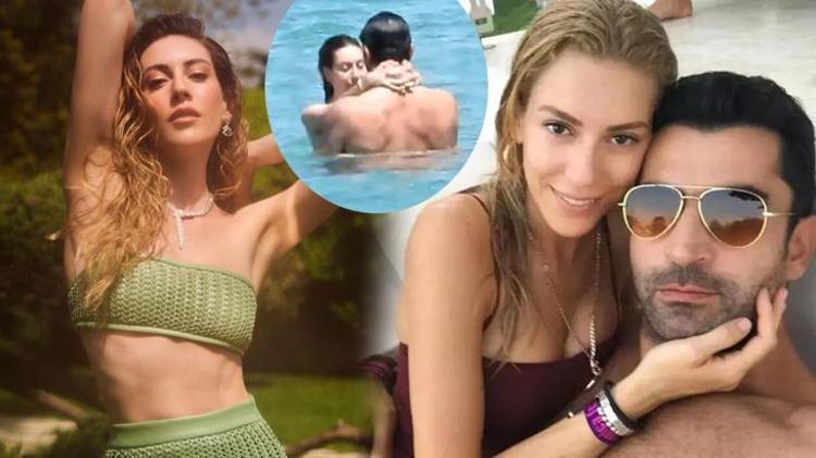 Sinem Kobal ile Kenan İmirzalıoğlunun denizde aşk dolu keyfi Bir anda kayboldular
