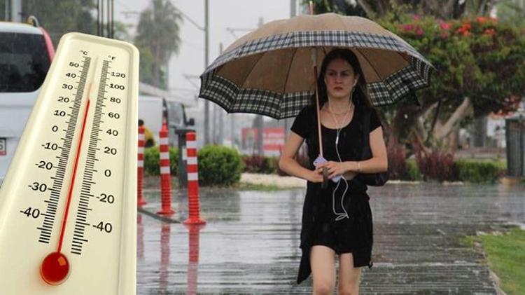 Kavurucu sıcaklara yağmur arası Meteoroloji yeni harita yayınladı: İller belli oldu