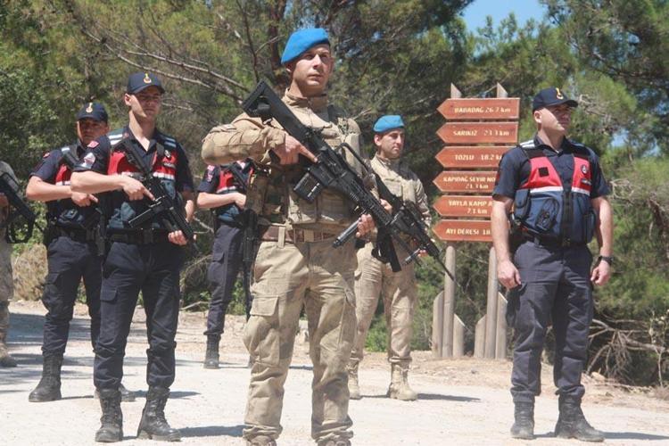 Türkiyenin en önemli bölgelerinden Kazdağlarına komando koruması