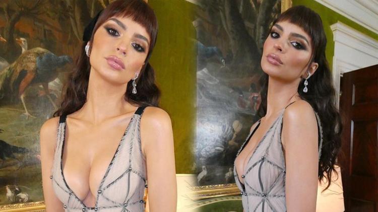 Emily Ratajkowski yeni imajını paylaştı Kızıla döndü