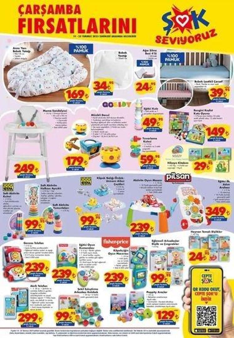 ŞOK 24-25 Temmuz aktüel katalog 2023 yayınlandı ŞOK bu hafta sürpriz teklifi yaptı İndirimli ürün dolu...