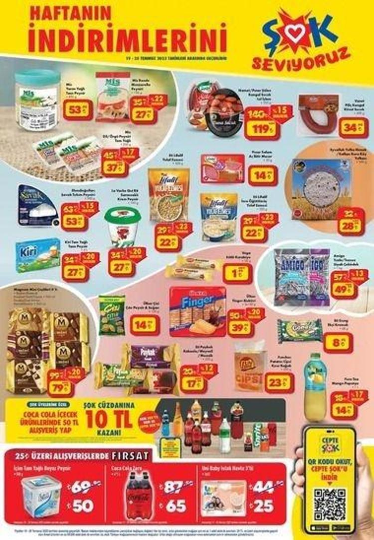 ŞOK 24-25 Temmuz aktüel katalog 2023 yayınlandı ŞOK bu hafta sürpriz teklifi yaptı İndirimli ürün dolu...