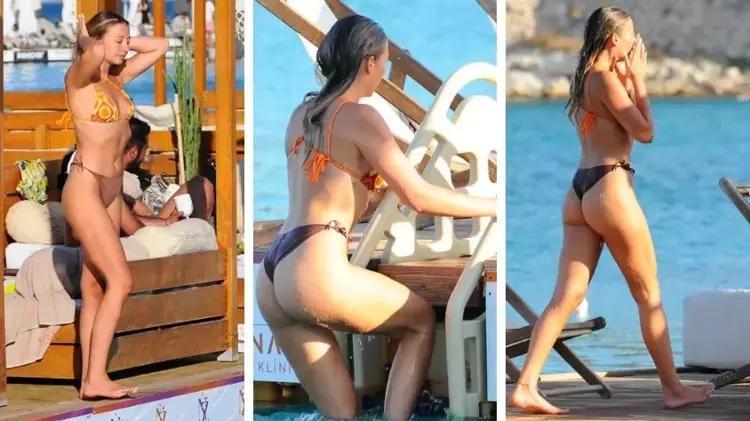 Aleyna Kalaycıoğlu tek başına tatile çıktı Fit haliyle dikkat çekti