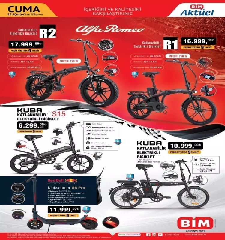 BİM 15-18 Ağustos aktüel katalog 2023 yayınlandı Tost peyniri 69 TL Sürpriz kampanya var