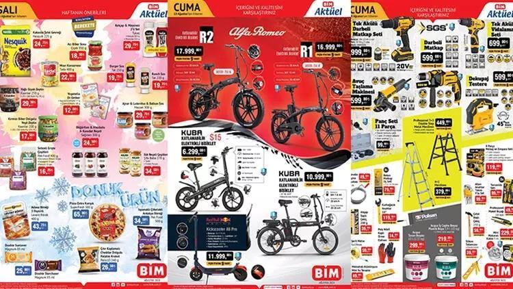 BİM 15-18 Ağustos aktüel katalog 2023 yayınlandı Tost peyniri 69 TL Sürpriz kampanya var