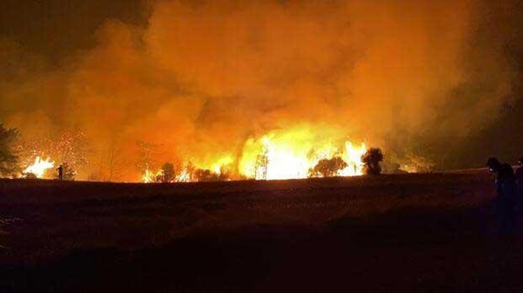 Çanakkale orman yangını söndürüldü mü, son durum ne Orman yangını ne durumda, Çanakkale yangını hangi bölgelerde devam ediyor, söndü mü