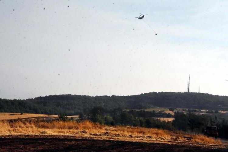 Çanakkalede orman yangıyla mücadele sürüyor Bakan Yumaklı son durumu açıkladı