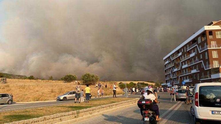 Çanakkale yangın haritası (NASA) Çanakkale orman yangını son dakika: Çanakkale’de orman yangını nerede Çanakkalede yangın nerede çıktı