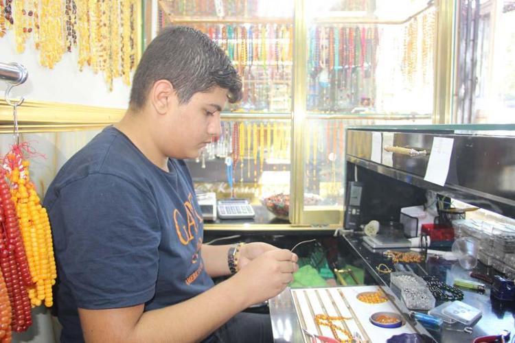 Tespihlerde ustanın imzası olur