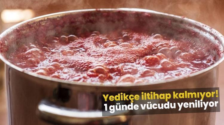 Vücutta zehir namına ne varsa söküp atıyor Yedikçe iltihap kalmıyor