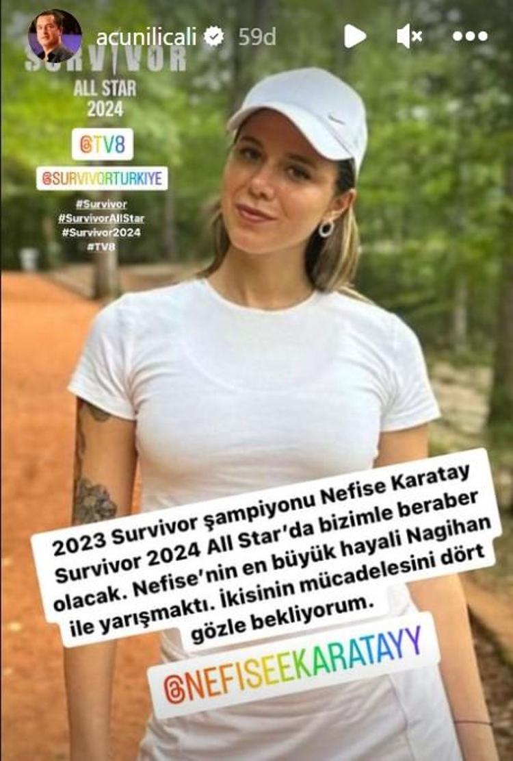 Survivor All Star 2024ün yeni yarışmacısını Acun Ilıcalı açıkladı: SMSsiz nereye kadar götürecek merak ediyorum