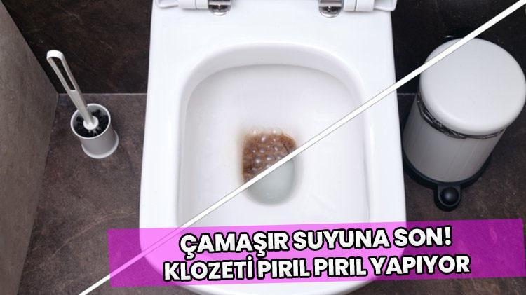 Klozeti çamaşır suyuyla yıkamaya son veriyor Bu karışım tuvaleti parlatıyor
