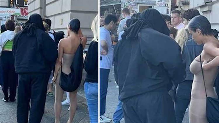 Kanye West ve eşi Bianca Censori Türk dönerci kuyruğunda