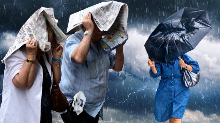 Meteoroloji bölge bölge alarm verdi Kuvvetli yağış ve fırtına geliyor