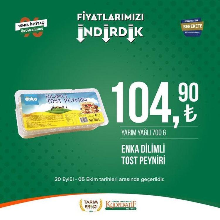 Tarım market 25 Eylül - 2 Ekim aktüel katalog 2023 yayınlandı Tarım Kredi ayçiçek yağında Ekim sürprizi var