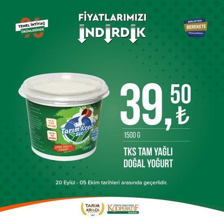Tarım market 25 Eylül - 2 Ekim aktüel katalog 2023 yayınlandı Tarım Kredi ayçiçek yağında Ekim sürprizi var
