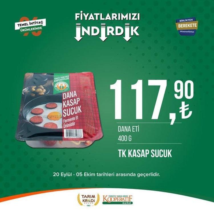 Tarım market 25 Eylül - 2 Ekim aktüel katalog 2023 yayınlandı Tarım Kredi ayçiçek yağında Ekim sürprizi var