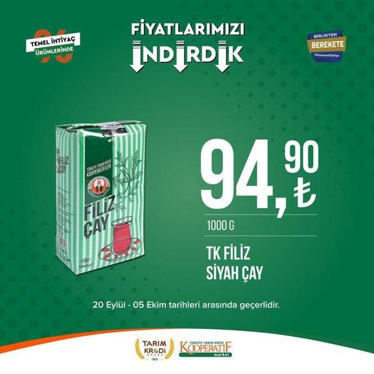 Tarım market 25 Eylül - 2 Ekim aktüel katalog 2023 yayınlandı Tarım Kredi ayçiçek yağında Ekim sürprizi var