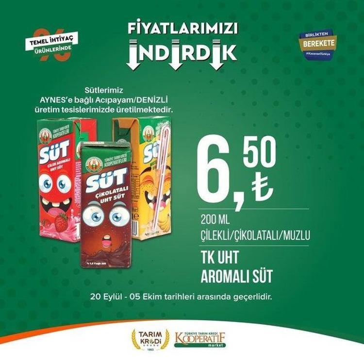 Tarım market 25 Eylül - 2 Ekim aktüel katalog 2023 yayınlandı Tarım Kredi ayçiçek yağında Ekim sürprizi var
