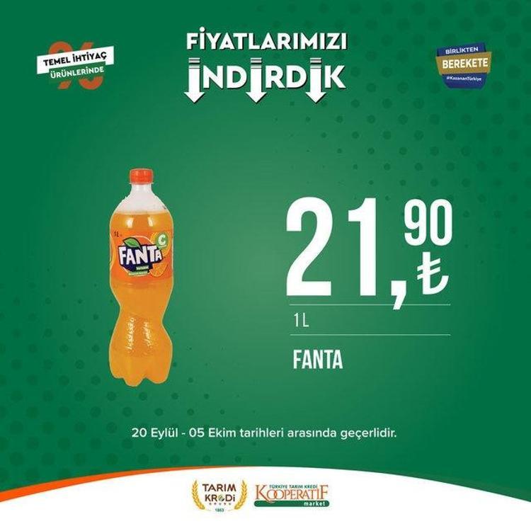 Tarım market 25 Eylül - 2 Ekim aktüel katalog 2023 yayınlandı Tarım Kredi ayçiçek yağında Ekim sürprizi var
