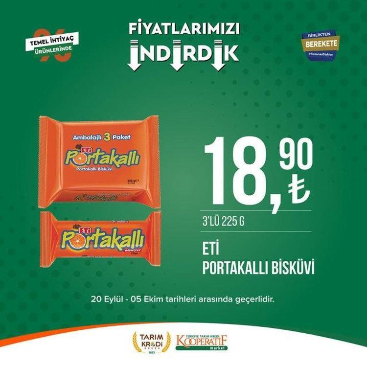 Tarım market 25 Eylül - 2 Ekim aktüel katalog 2023 yayınlandı Tarım Kredi ayçiçek yağında Ekim sürprizi var