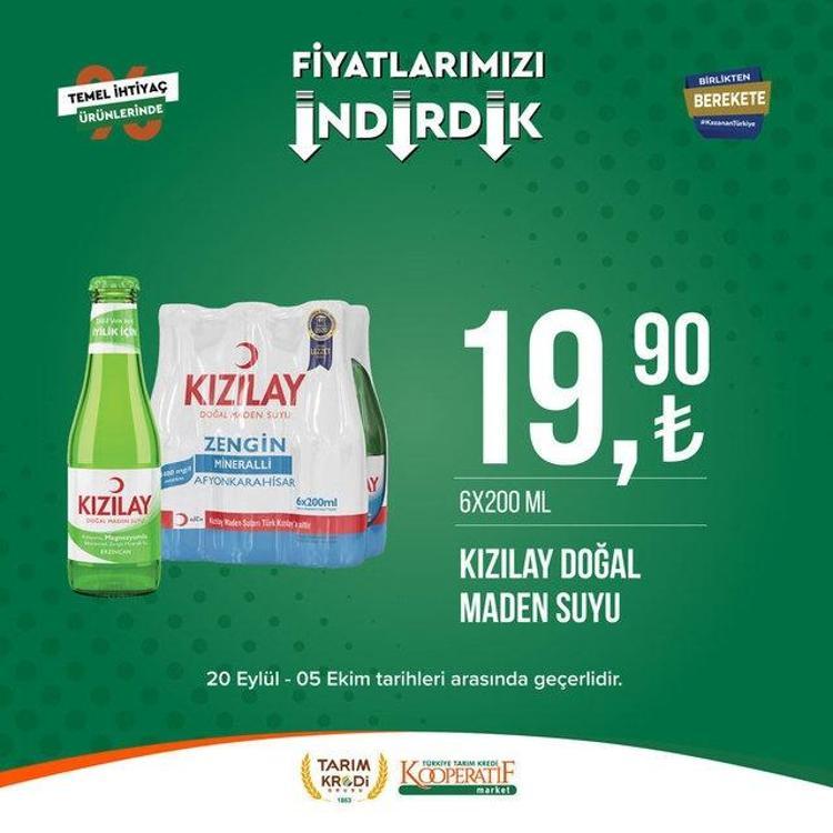 Tarım market 25 Eylül - 2 Ekim aktüel katalog 2023 yayınlandı Tarım Kredi ayçiçek yağında Ekim sürprizi var