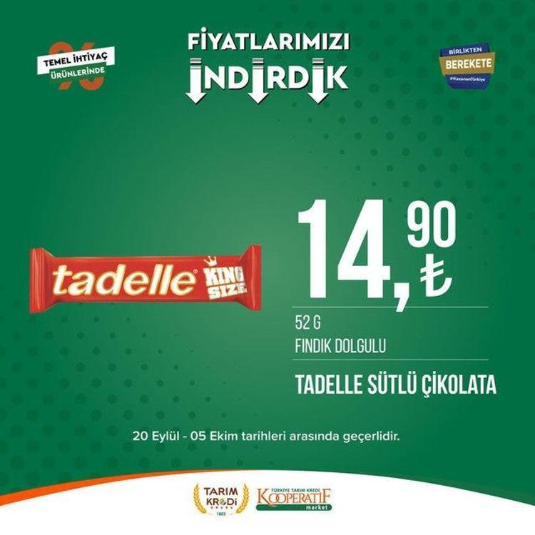 Tarım market 25 Eylül - 2 Ekim aktüel katalog 2023 yayınlandı Tarım Kredi ayçiçek yağında Ekim sürprizi var