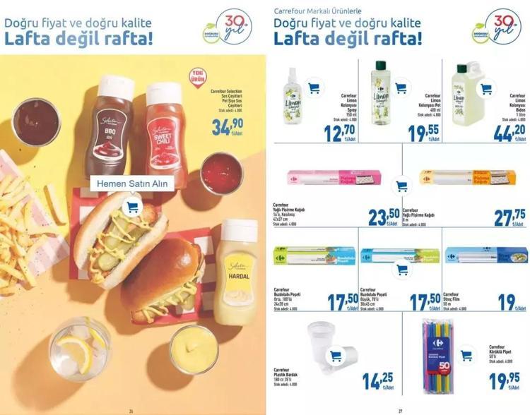 CarrefourSA 30 Eylül - 4 Ekim aktüel katalog 2023 yayınlandı Sürpriz bol haftada kışlık giyeceklerde fiyatlar düştü