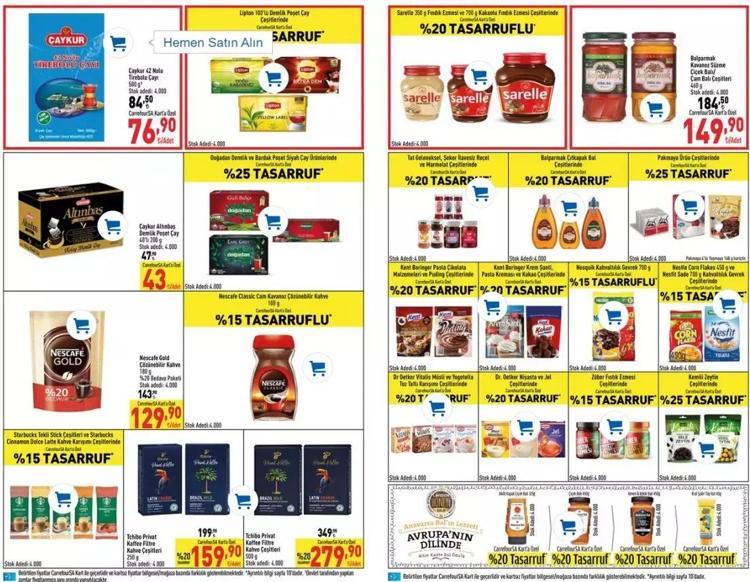 CarrefourSA 30 Eylül - 4 Ekim aktüel katalog 2023 yayınlandı Sürpriz bol haftada kışlık giyeceklerde fiyatlar düştü