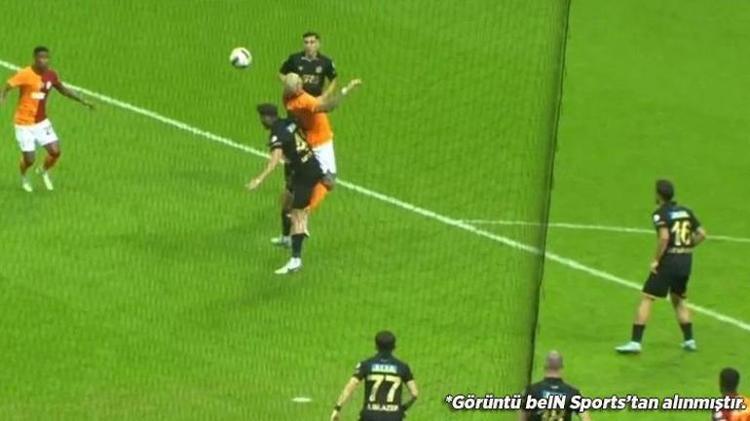 Galatasarayın ikinci golünde top çizgiyi geçti mi Eski hakem canlı yayında açıkladı