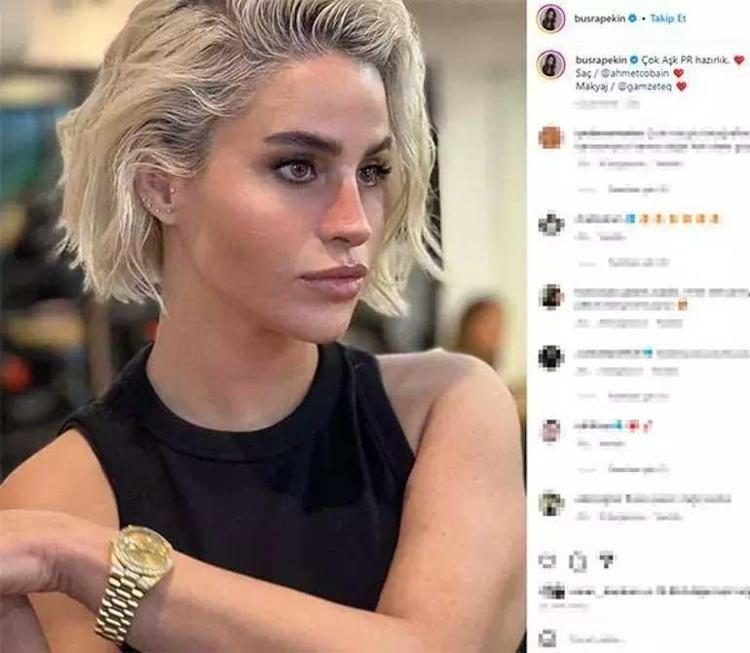 Büşra Pekin değişimi ile yok artık dedirtiyor Son haliyle ilgili konuştu