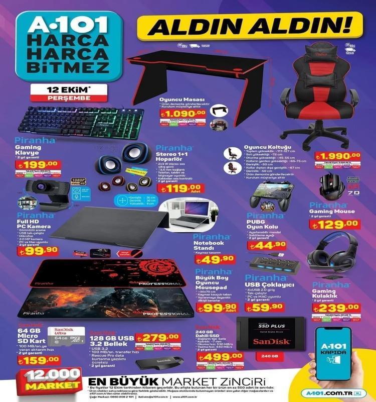 A101 12 Ekim aktüel katalog 2023 yayınlandı Bu ürün kimsenin aklına gelmez, bu fiyat bir daha bulunmaz
