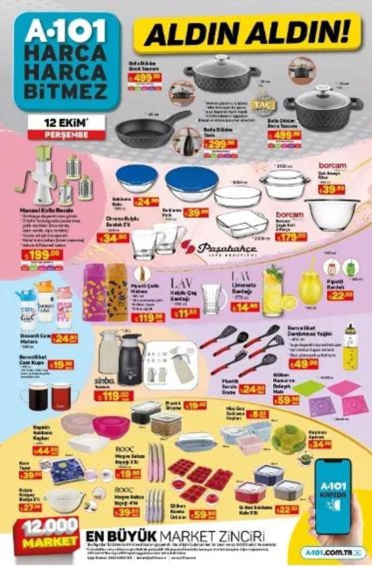 A101 12 Ekim aktüel katalog 2023 yayınlandı Bu ürün kimsenin aklına gelmez, bu fiyat bir daha bulunmaz