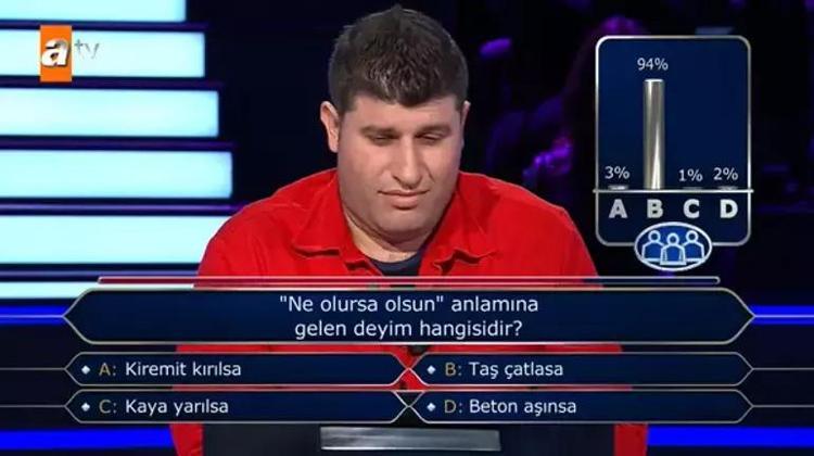 SEYİRCİ SAYESİNDE KURTULDU